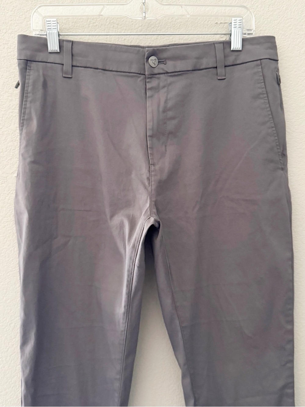 Birddogs Stretch Khakis Slim Pant Chino Unlined Mens 32 Gray Work Casual Travel - Picture 8 of 12